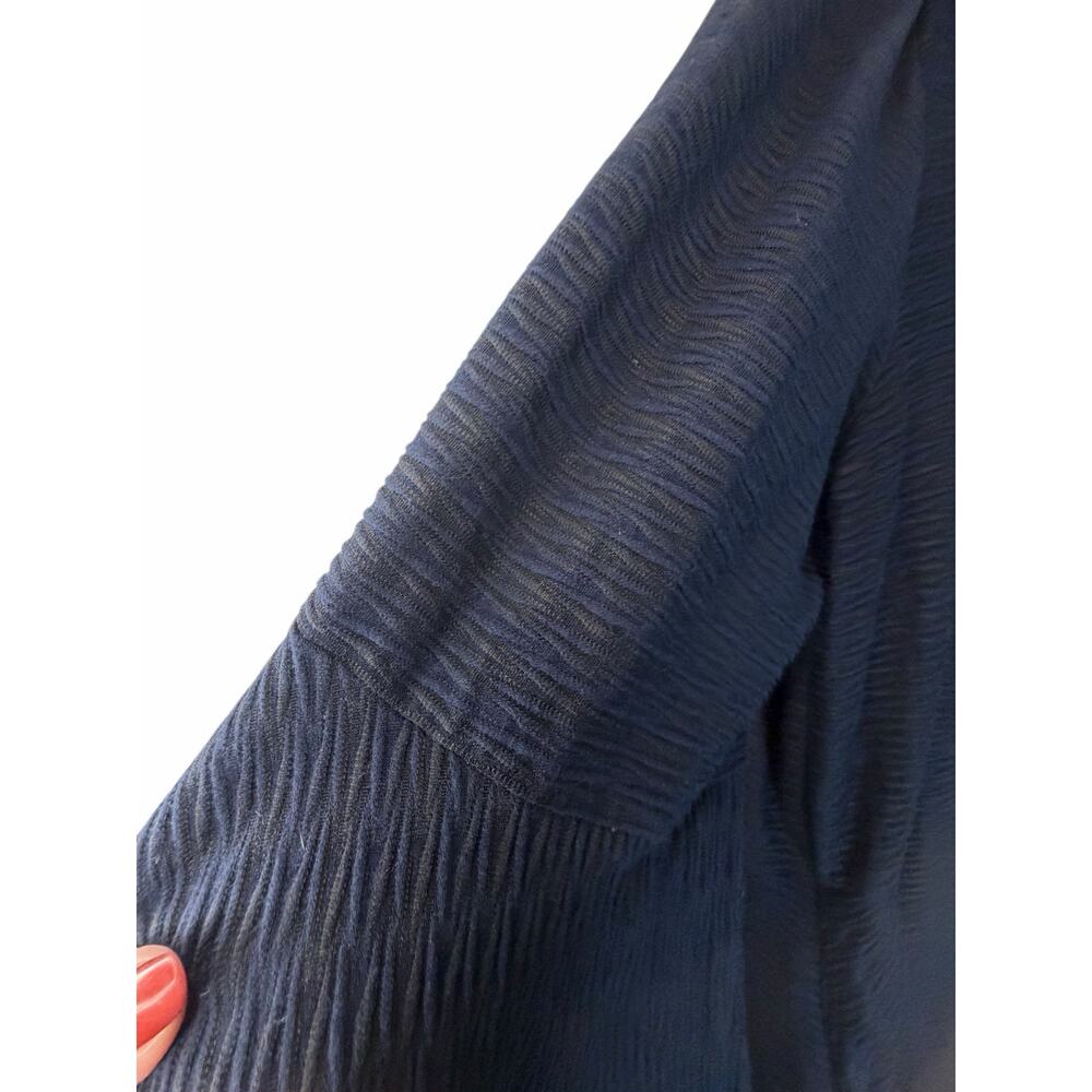 Alyx Navy Textured Dress - Size 1X - Picture 5 of 13